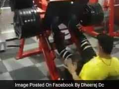 Indian Doing Crazy Weights Breaks His Leg. A Million Views In 24 Hours