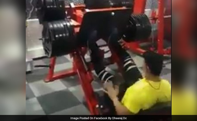 Indian Doing Crazy Weights Breaks His Leg. A Million Views In 24 Hours