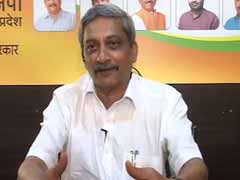 Goa Chief Minister Manohar Parrikar Files Nomination For Panaji Assembly Seat