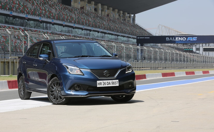 maruti suzuki baleno rs front