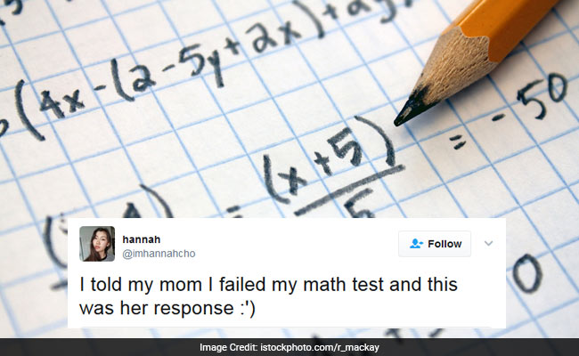 Mom's Response To Daughter Who Failed Math Test Is All Kinds Of Wonderful