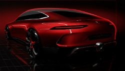 Mercedes-AMG Teases The AMG GT4 Concept Ahead Of Geneva Debut