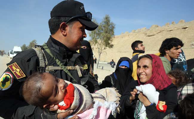 Tired But Happy, Iraqis Finally Escape Mosul
