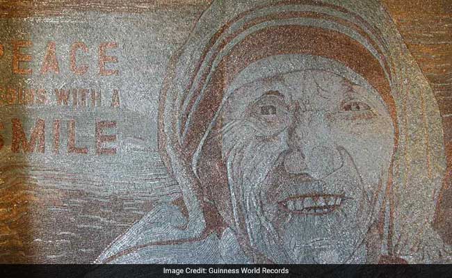 Over 1.5 Million Staples Used To Create This Portrait Of Mother Teresa