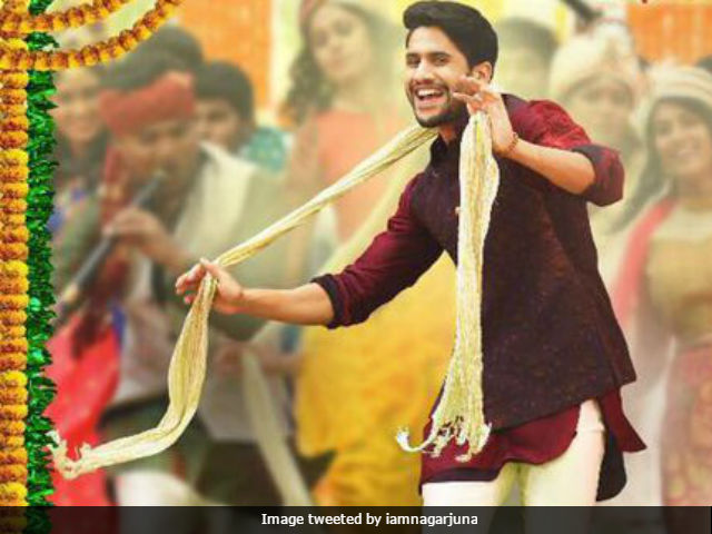 <i>Rarandoi Vedukachudham</i>: Nagarjuna Shares First Poster Of Son Naga Chaitanya's Film