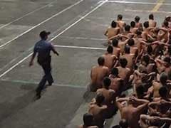Hundreds Of Naked Prisoners Searched For Contraband In Philippine Jail