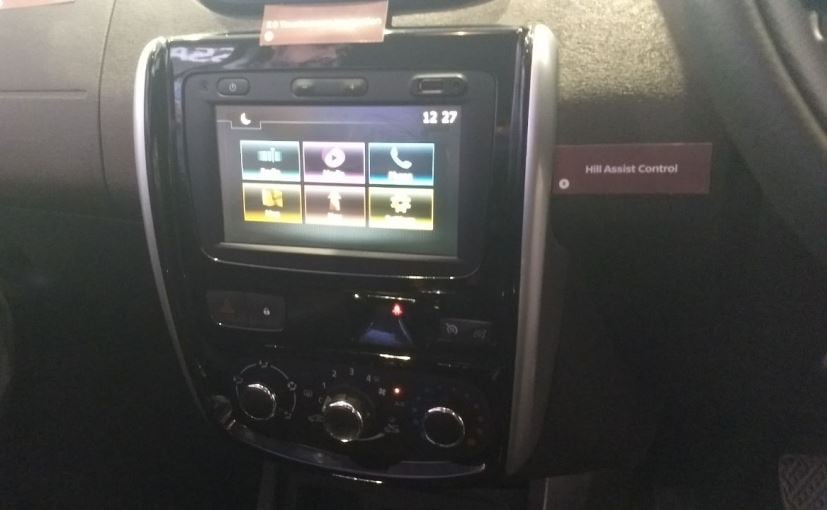 nissan terrano facelift infotainment system