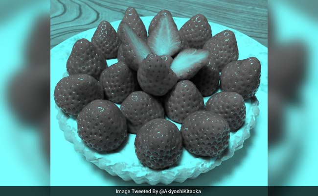 What Colour Are The Strawberries In This Picture? No, The Answer Is Not Red