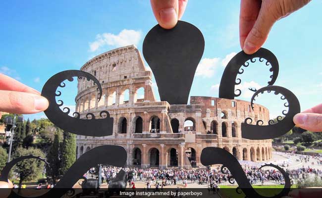 Artist Turns Ordinary Scenes Into Extraordinary Ones With Paper Cutouts