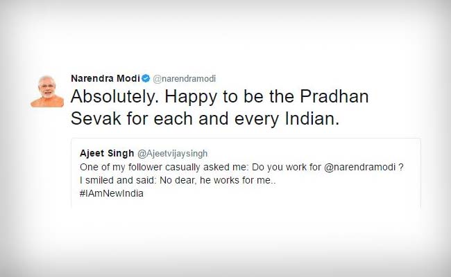 PM Modi's Tweet To Follower Goes Viral With Over 7,000 Shares