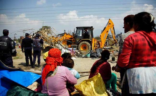 Nepal Demolishes Kathmandu Post Quake Relief Camp