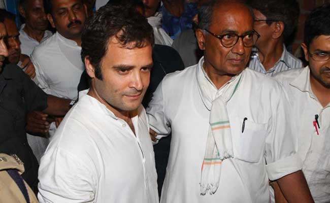 "You Misbehaved": Rahul Gandhi's Quip Over Digvijaya Singh's "RSS-BJP" Post