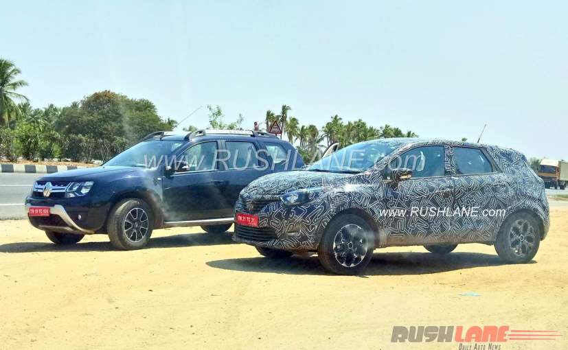 renault capture spotted with the renault duster