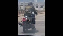 Royal Enfield 750 cc Twin-Cylinder Motorcycle Spotted Testing In India