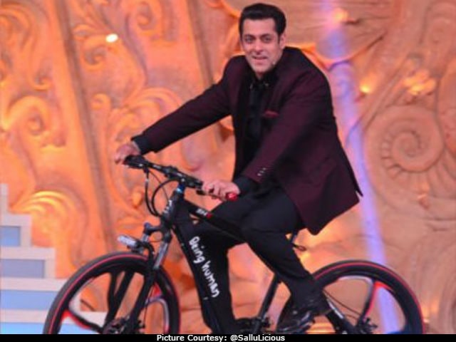 being human cycle salman khan