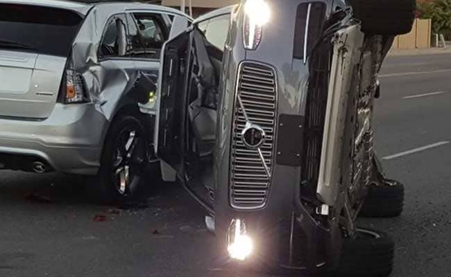 self driving car crash arizona reuters