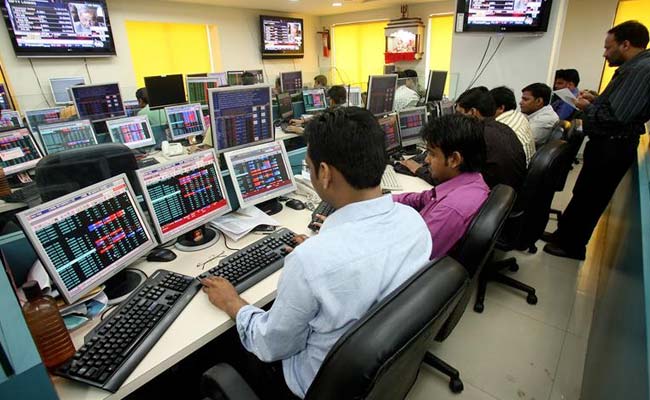 Sensex was up over 100 points in post-noon trade.