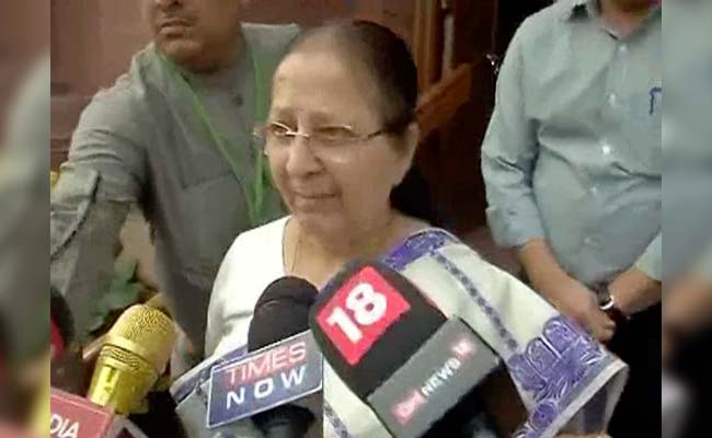 Can't Initiate Action Against Shiv Sena MP For Assault, Says Speaker Sumitra Mahajan