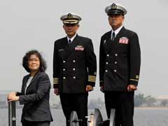 Taiwan President On Visit To 50-Year-Old Vessel Vows To Build A Submarine