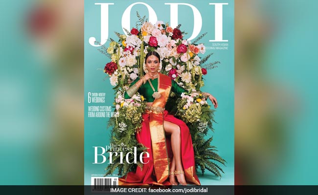 Tamil Bride Wearing Saree With Slit In Canadian Magazine Sparks Debate