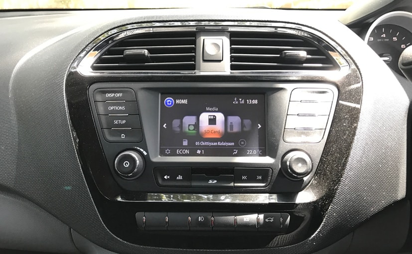 tata tigor touchscreen infotainment