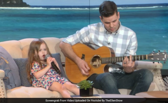 This 4-Year-Old Singing With Her Dad On The Ellen Show Will Melt Your Heart