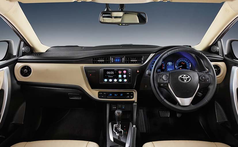 toyota corolla altis facelift dashboard