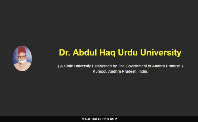 Higher Education Department of Andhra Pradesh Appoints Prof. K Muzaffer Ali as VC of Urdu university In Kurnool