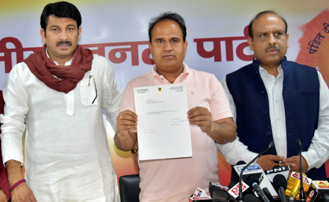 First, He Ignored Arvind Kejriwal's Calls. Then, MLA Ved Prakash Surfaced At BJP Office