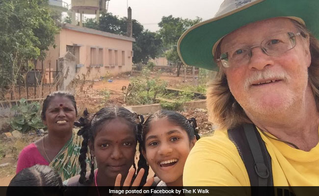 British Man Walks From Kanyakumari To Kolkata To Raise Money For Charity