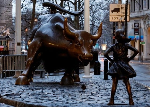 On Women's Day Eve, Statue Of Girl Stares Down Wall Street Bull