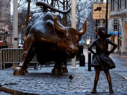 On Women's Day Eve, Statue Of Girl Stares Down Wall Street Bull On Women's Day Eve, Statue Of Girl Stares Down Wall Street Bull