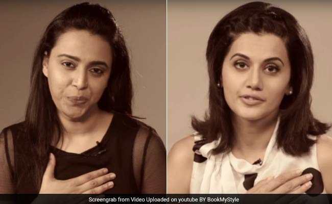 'It's My Body.' This Video By Actors Swara Bhaskar, Taapsee Pannu Has Gone Viral