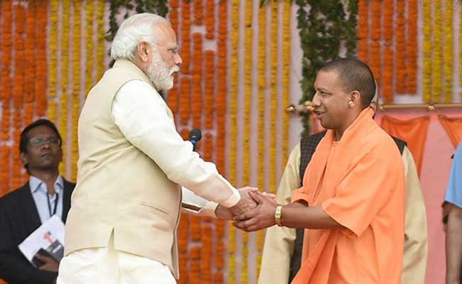 In Tweets, PM Modi Shows Resounding Support To Yogi  Adityanath