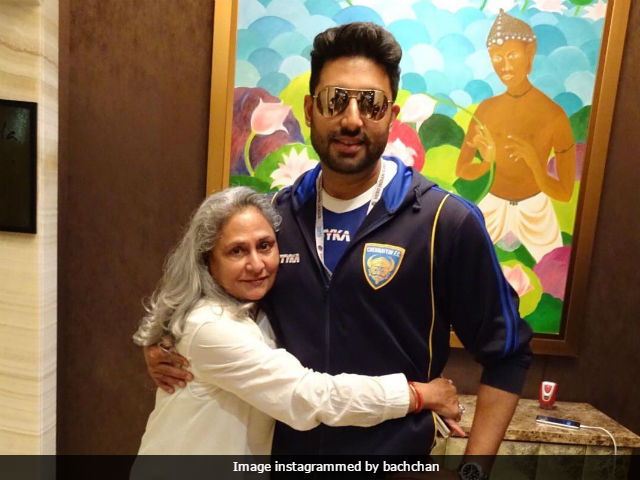 Abhishek Bachchan Shares A Flashback Picture On Mother Jaya Bachchan's Birthday