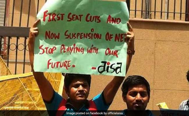 UGC NET: Students Demand Issue Of Forms, Stage Protest