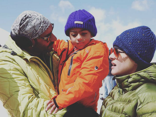 Ajay Devgn Shares Candid Pic With Son Yug. It's Adorable