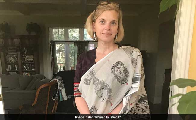 Borders Are For Sarees'. American Woman's Anti-Trump Protest With Sarees