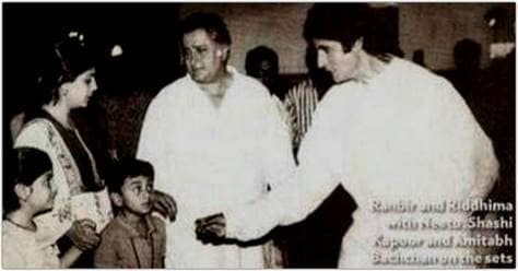 Amitabh Bachchan Found Old Pic Of Ranbir Kapoor As A Child