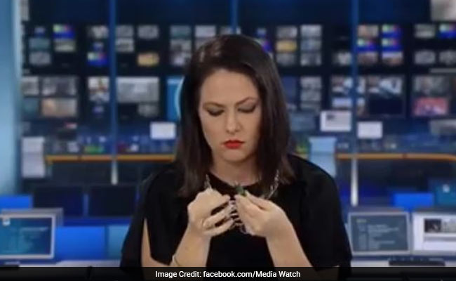 Watch: Anchor Caught Daydreaming On Live TV, You Cannot Miss Her Reaction