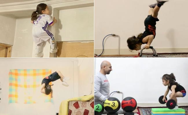 He Climbs Walls, Lifts Weights And Is Only 3. This 'Superkid' Is Viral