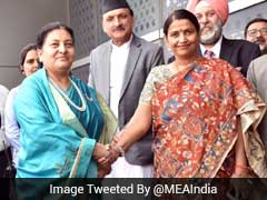 Nepal's President Bidhya Devi Bhandari Arrives In Delhi