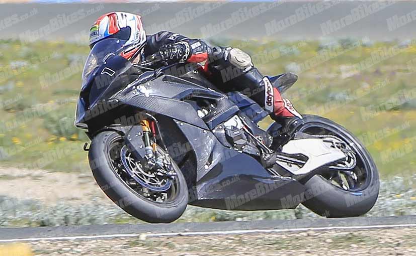 BMW HP4 Race Superbike Spotted Testing
