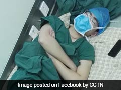 Surgeon Naps On Hospital Floor After 28-Hour Shift, Wins Facebook