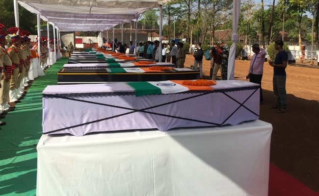 coffins crpf jawans