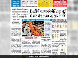 सुर्खियां : चर्चा में एमसीडी चुनाव - बीजेपी की जीत की हैट्रिक, आप और कांग्रेस चारों खाने चित सुर्खियां : चर्चा में एमसीडी चुनाव - बीजेपी की जीत की हैट्रिक, आप और कांग्रेस चारों खाने चित