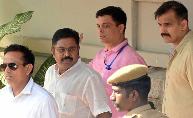 AIADMK Leader TTV Dinakaran Brought To Chennai; Residence Searched