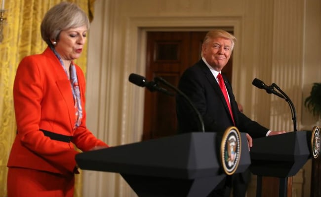 Theresa May, Donald Trump Agree Russia Should Break Ties With Syrian President Assad