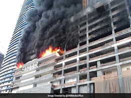 Fire Erupts In Residential Complex Near Dubai's Burj Khalifa Fire Erupts In Residential Complex Near Dubai's Burj Khalifa