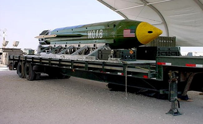 US Hits ISIS Targets With Biggest Non-Nuclear Weapon Ever Used In Combat